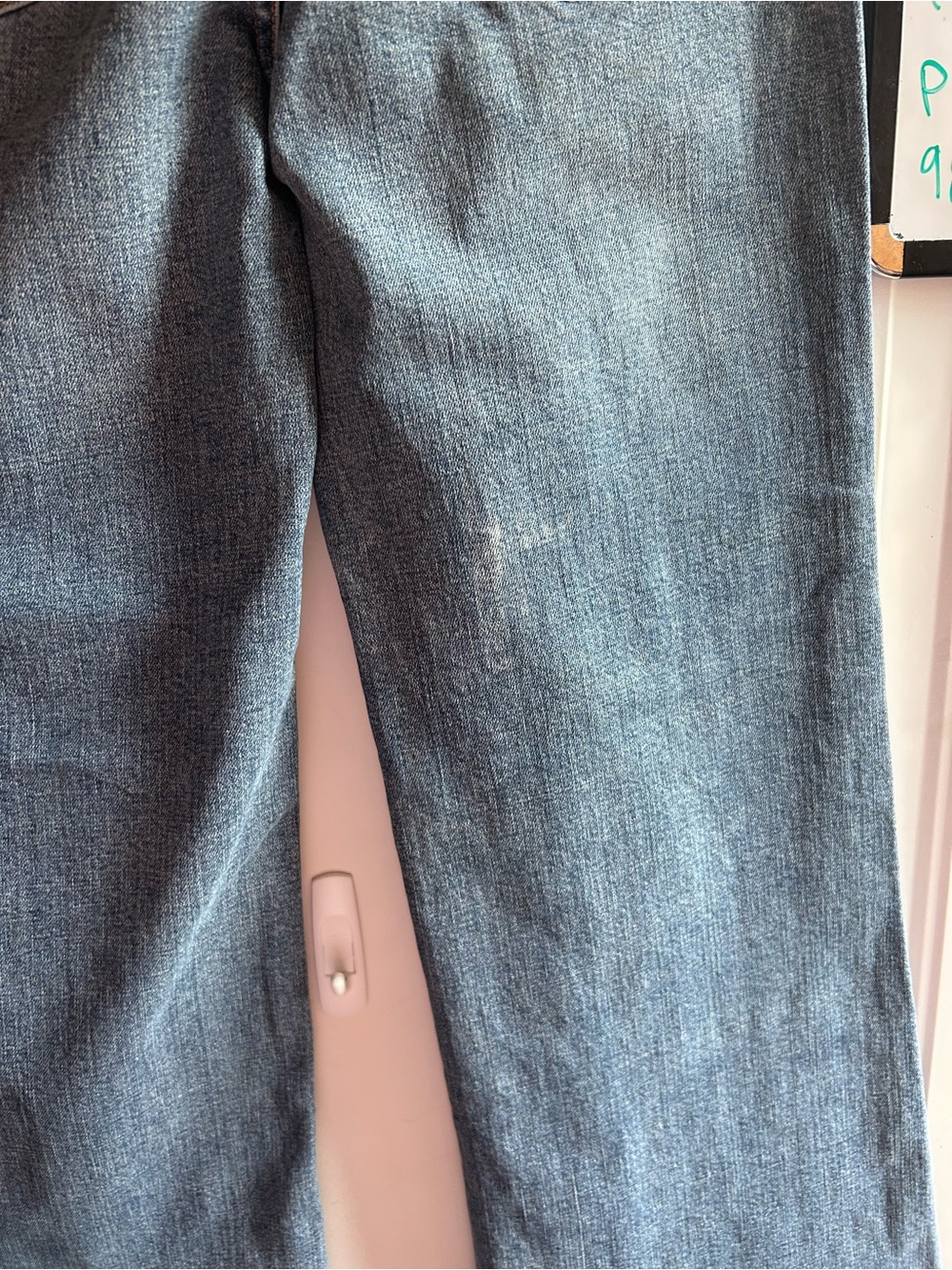 Pilcro Size 26P Petite Wide Leg Jeans Flap Pocket Stretch Denim NWOT - Picture 10 of 10